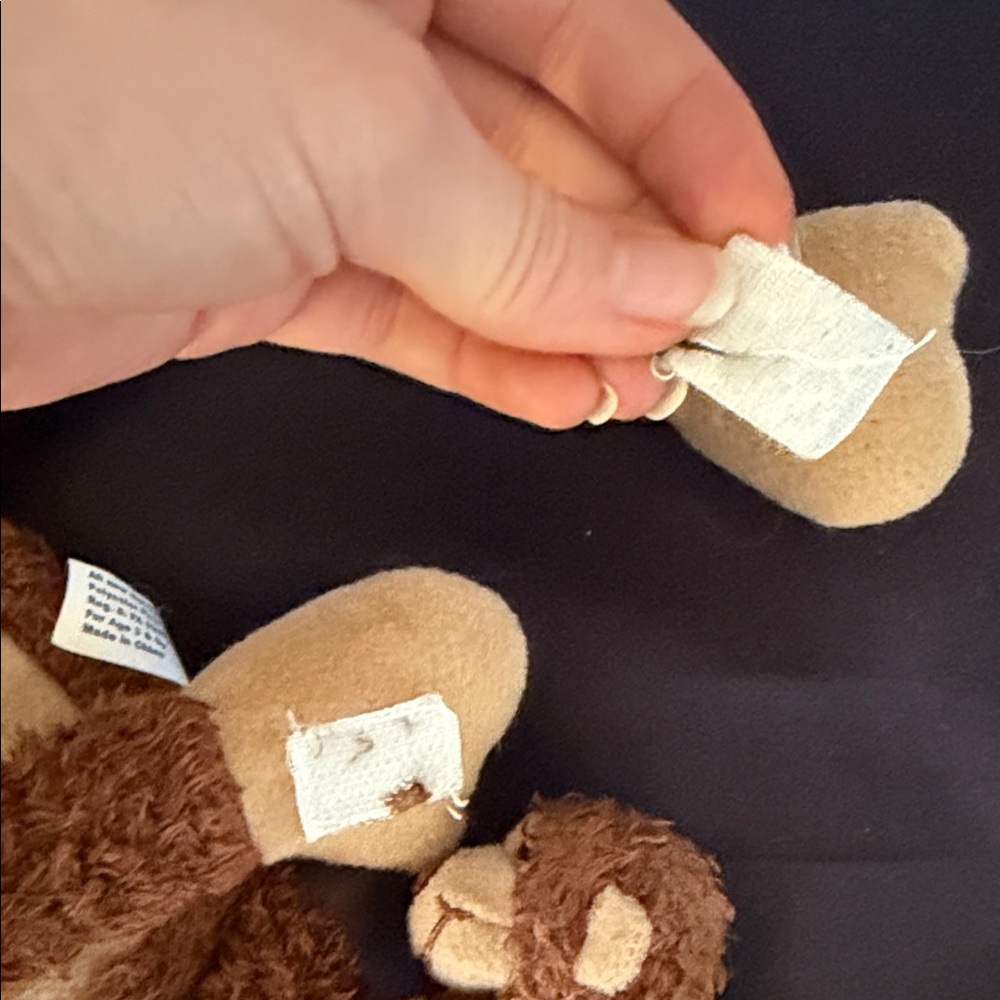 Brown Plush Monkey Toy I ❤️ NY Metro Merchandise - Picture 3 of 10